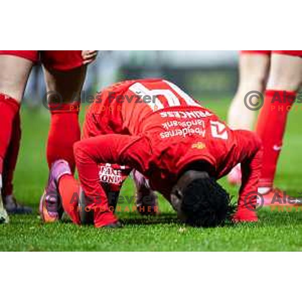 celebrate goal during UEFA Women’s Europa Cup football match between ZNK Mura Nona (SLO) and FC Nordsjaelland (DEN) in Fazanerija, Murska Sobota, Slovenia on November 19, 2025. Photo: Jure Banfi