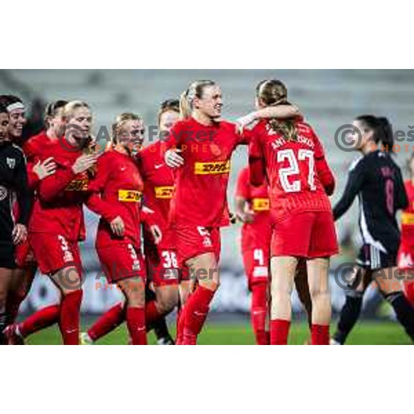 in action during UEFA Women’s Europa Cup football match between ZNK Mura Nona (SLO) and FC Nordsjaelland (DEN) in Fazanerija, Murska Sobota, Slovenia on November 19, 2025. Photo: Jure Banfi