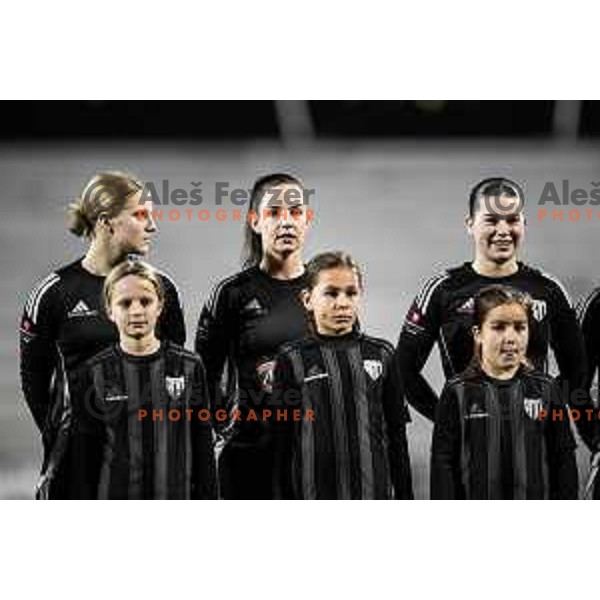 in action during UEFA Women’s Europa Cup football match between ZNK Mura Nona (SLO) and FC Nordsjaelland (DEN) in Fazanerija, Murska Sobota, Slovenia on November 19, 2025. Photo: Jure Banfi