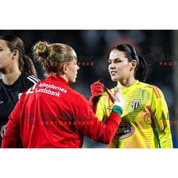 in action during UEFA Women’s Europa Cup football match between ZNK Mura Nona (SLO) and FC Nordsjaelland (DEN) in Fazanerija, Murska Sobota, Slovenia on November 19, 2025. Photo: Jure Banfi