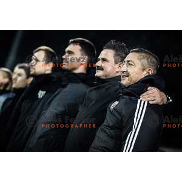 Vladimir Kokol, head coach of ZNK Mura Nona during UEFA Women’s Europa Cup football match between ZNK Mura Nona (SLO) and FC Nordsjaelland (DEN) in Fazanerija, Murska Sobota, Slovenia on November 19, 2025. Photo: Jure Banfi