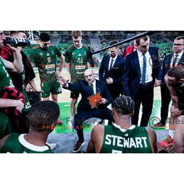 in action during BKT EuroCup 2025-2026 basketball match between Cedevita Olimpija (SLO) and Veolia Towers Hamburg (GER) in SRC Stozice, Ljubljana, Slovenia on November 19, 2025