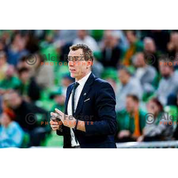 in action during BKT EuroCup 2025-2026 basketball match between Cedevita Olimpija (SLO) and Veolia Towers Hamburg (GER) in SRC Stozice, Ljubljana, Slovenia on November 19, 2025