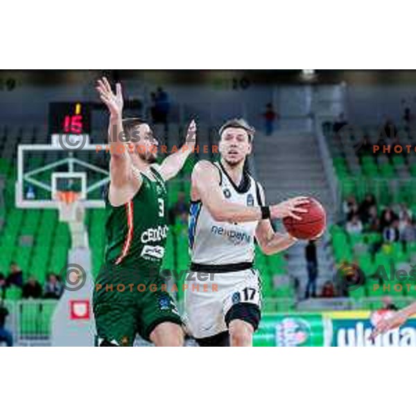 in action during BKT EuroCup 2025-2026 basketball match between Cedevita Olimpija (SLO) and Veolia Towers Hamburg (GER) in SRC Stozice, Ljubljana, Slovenia on November 19, 2025