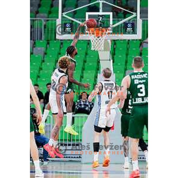 in action during BKT EuroCup 2025-2026 basketball match between Cedevita Olimpija (SLO) and Veolia Towers Hamburg (GER) in SRC Stozice, Ljubljana, Slovenia on November 19, 2025