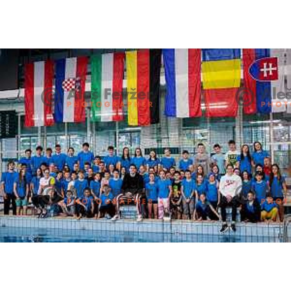 during Spela & Vesna Memorial International swimming meeting in Kranj, Slovenia on November 22, 2025