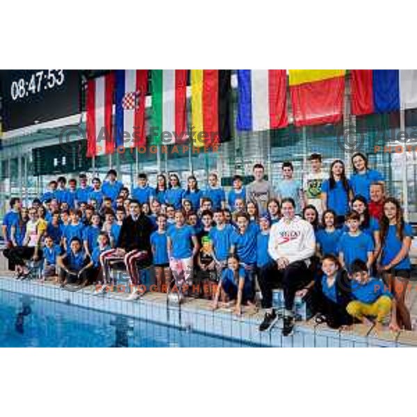 during Spela & Vesna Memorial International swimming meeting in Kranj, Slovenia on November 22, 2025