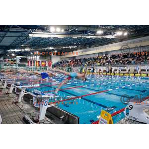 during Spela & Vesna Memorial International swimming meeting in Kranj, Slovenia on November 22, 2025