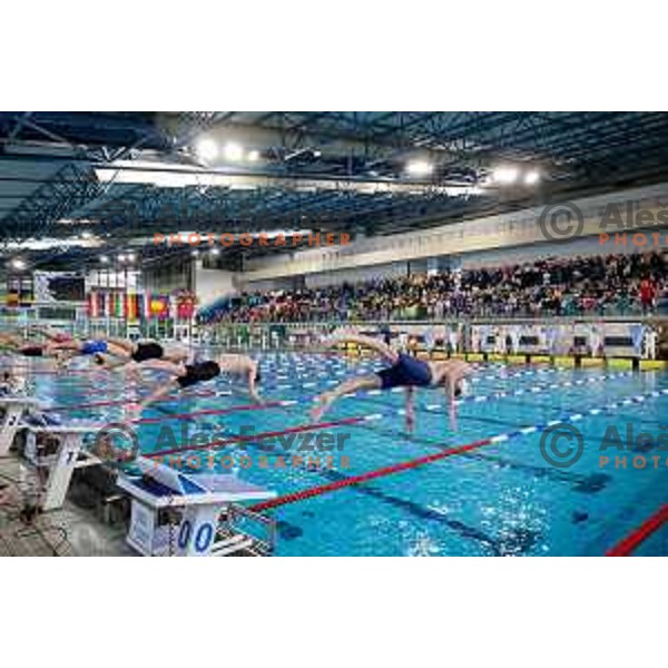 during Spela & Vesna Memorial International swimming meeting in Kranj, Slovenia on November 22, 2025