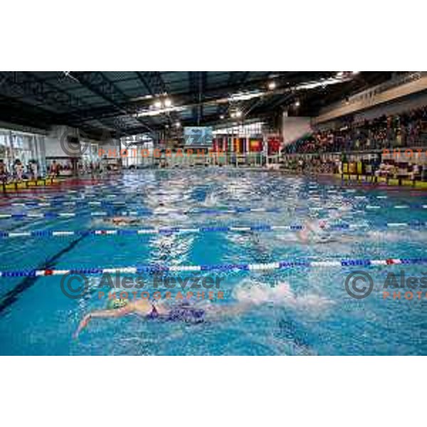 during Spela & Vesna Memorial International swimming meeting in Kranj, Slovenia on November 22, 2025