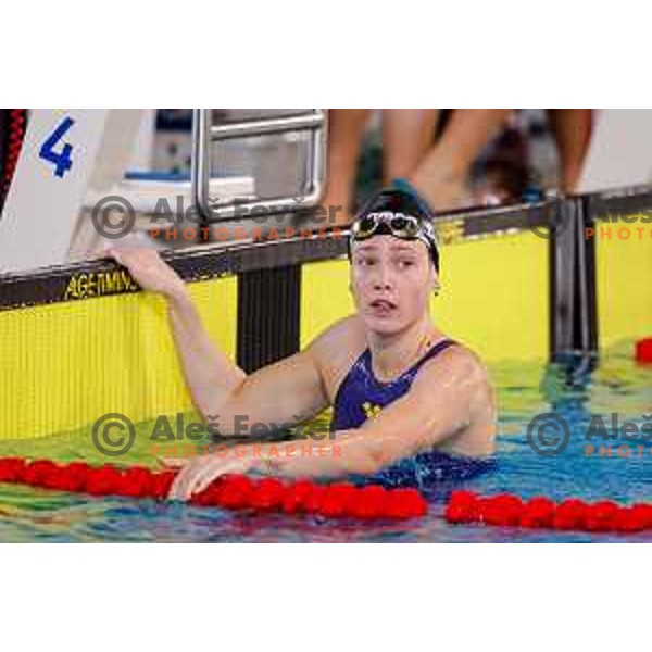 Gaspard (BEL) comeptes at Spela & Vesna Memorial International swimming meeting in Kranj, Slovenia on November 22, 2025