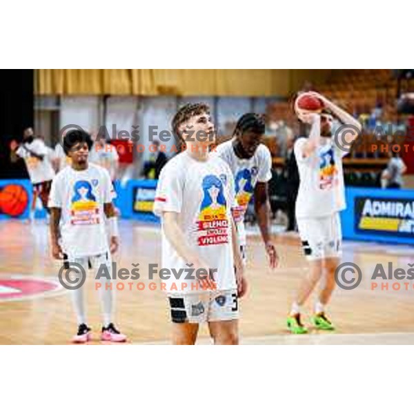 of Perspektiva Ilirija in action during AdmiralBet ABA League 2025/2026 basketball match between Perspektiva Ilirija and Bosna BH Telecom in Tivoli Hall, Ljubljana, Slovenia on November 22, 2025