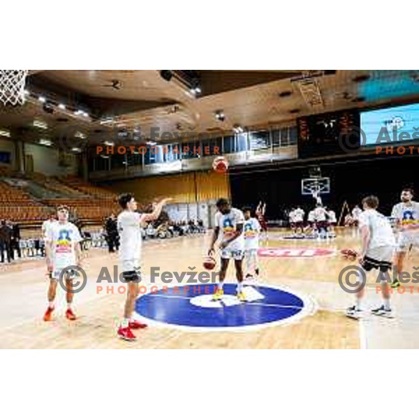 of Perspektiva Ilirija in action during AdmiralBet ABA League 2025/2026 basketball match between Perspektiva Ilirija and Bosna BH Telecom in Tivoli Hall, Ljubljana, Slovenia on November 22, 2025