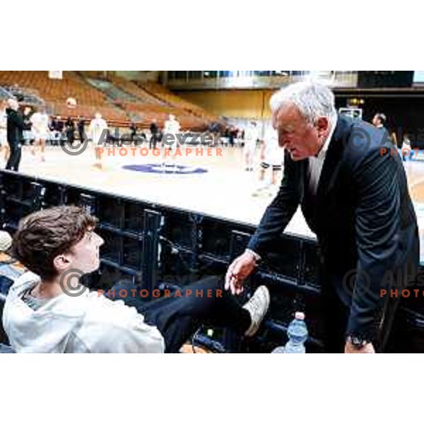 of Perspektiva Ilirija in action during AdmiralBet ABA League 2025/2026 basketball match between Perspektiva Ilirija and Bosna BH Telecom in Tivoli Hall, Ljubljana, Slovenia on November 22, 2025