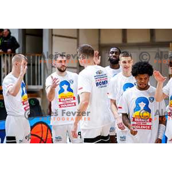 of Perspektiva Ilirija in action during AdmiralBet ABA League 2025/2026 basketball match between Perspektiva Ilirija and Bosna BH Telecom in Tivoli Hall, Ljubljana, Slovenia on November 22, 2025