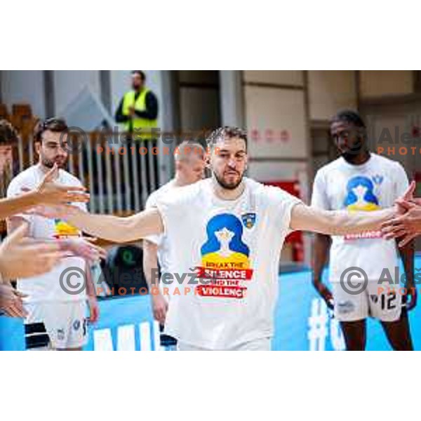 of Perspektiva Ilirija in action during AdmiralBet ABA League 2025/2026 basketball match between Perspektiva Ilirija and Bosna BH Telecom in Tivoli Hall, Ljubljana, Slovenia on November 22, 2025