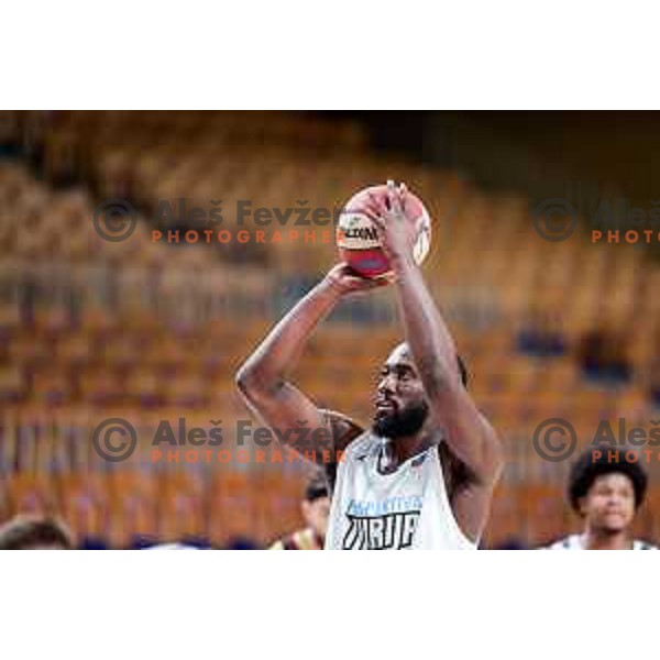 of Perspektiva Ilirija in action during AdmiralBet ABA League 2025/2026 basketball match between Perspektiva Ilirija and Bosna BH Telecom in Tivoli Hall, Ljubljana, Slovenia on November 22, 2025