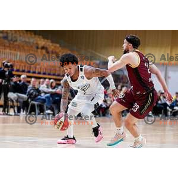 of Perspektiva Ilirija in action during AdmiralBet ABA League 2025/2026 basketball match between Perspektiva Ilirija and Bosna BH Telecom in Tivoli Hall, Ljubljana, Slovenia on November 22, 2025