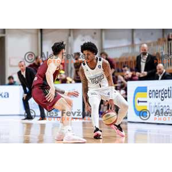 of Perspektiva Ilirija in action during AdmiralBet ABA League 2025/2026 basketball match between Perspektiva Ilirija and Bosna BH Telecom in Tivoli Hall, Ljubljana, Slovenia on November 22, 2025