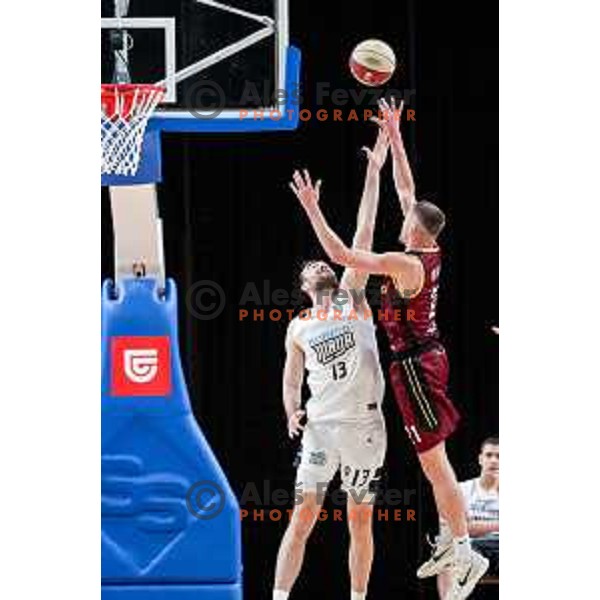 of Perspektiva Ilirija in action during AdmiralBet ABA League 2025/2026 basketball match between Perspektiva Ilirija and Bosna BH Telecom in Tivoli Hall, Ljubljana, Slovenia on November 22, 2025