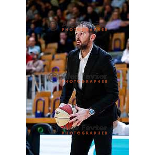 of Perspektiva Ilirija in action during AdmiralBet ABA League 2025/2026 basketball match between Perspektiva Ilirija and Bosna BH Telecom in Tivoli Hall, Ljubljana, Slovenia on November 22, 2025