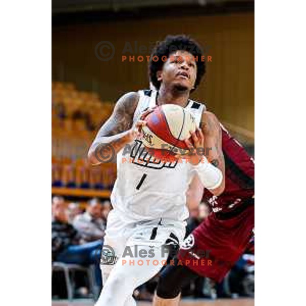 of Perspektiva Ilirija in action during AdmiralBet ABA League 2025/2026 basketball match between Perspektiva Ilirija and Bosna BH Telecom in Tivoli Hall, Ljubljana, Slovenia on November 22, 2025