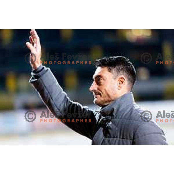 Head coach of Celje, Albert Riera in action during Prva liga Telemach 2025/2026 football match between Domzale and Celje in Domzale, Slovenia on November 22, 2025. Photo: Filip Barbalic