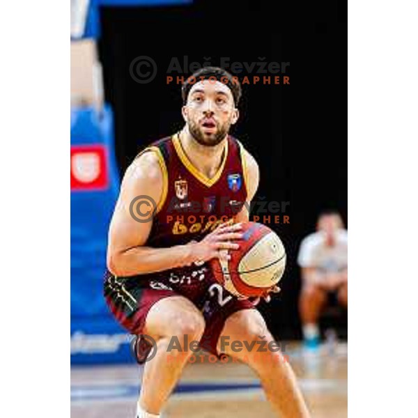 of Perspektiva Ilirija in action during AdmiralBet ABA League 2025/2026 basketball match between Perspektiva Ilirija and Bosna BH Telecom in Tivoli Hall, Ljubljana, Slovenia on November 22, 2025