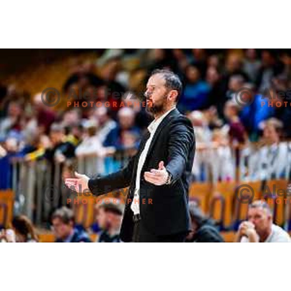 of Perspektiva Ilirija in action during AdmiralBet ABA League 2025/2026 basketball match between Perspektiva Ilirija and Bosna BH Telecom in Tivoli Hall, Ljubljana, Slovenia on November 22, 2025