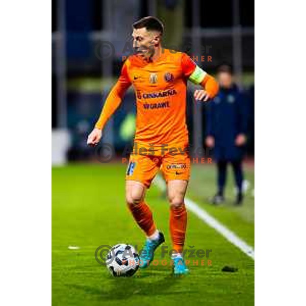 Mario Kvesic of Celje in action during Prva liga Telemach 2025/2026 football match between Domzale and Celje in Domzale, Slovenia on November 22, 2025. Photo: Filip Barbalic