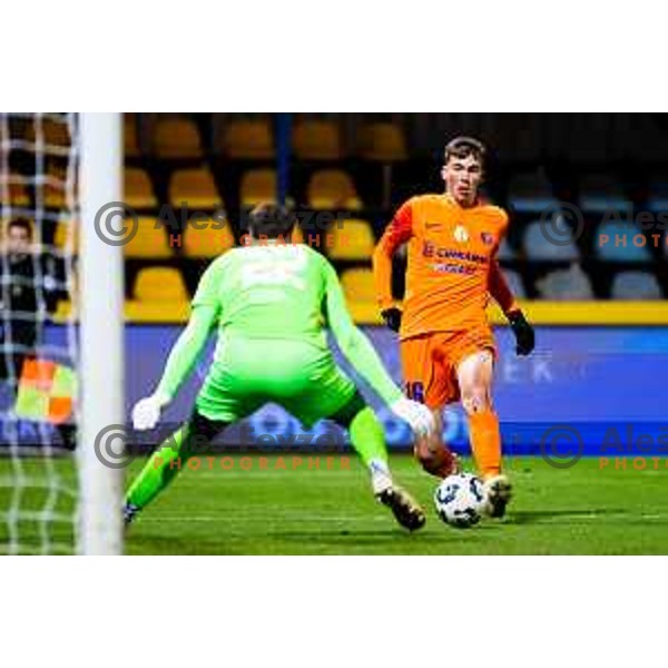 Ivica Vidovic of Celje in action during Prva liga Telemach 2025/2026 football match between Domzale and Celje in Domzale, Slovenia on November 22, 2025. Photo: Filip Barbalic