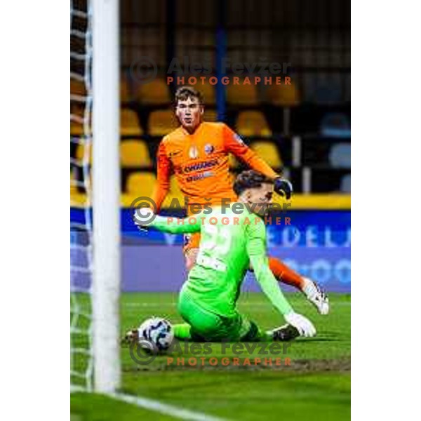 Ivica Vidovic of Celje in action during Prva liga Telemach 2025/2026 football match between Domzale and Celje in Domzale, Slovenia on November 22, 2025. Photo: Filip Barbalic