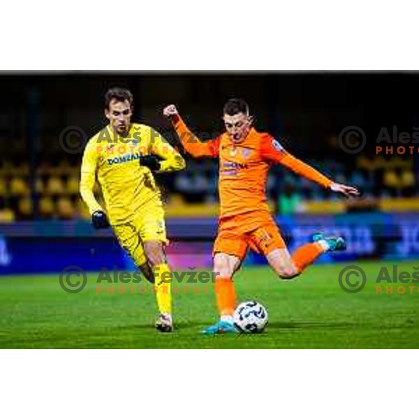 Mario Kvesic of Celje in action during Prva liga Telemach 2025/2026 football match between Domzale and Celje in Domzale, Slovenia on November 22, 2025. Photo: Filip Barbalic