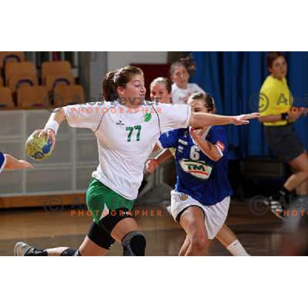 Maja Son at hnadball match RK Olimpija(Slovenia) - Fram (Iceland) in Women\'s Challenge Cup, played in Ljubljana 9.11.2008. RK Olimpija won 36:27 and advanced to next round 