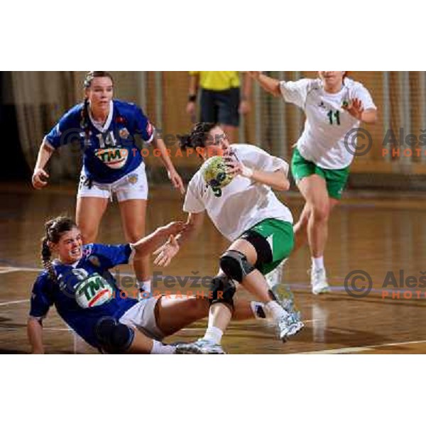 Nina Jericek at hnadball match RK Olimpija(Slovenia) - Fram (Iceland) in Women\'s Challenge Cup, played in Ljubljana 9.11.2008. RK Olimpija won 36:27 and advanced to next round 