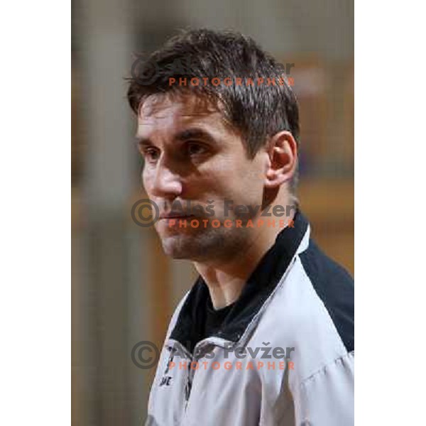 Robert Begus at hnadball match RK Olimpija(Slovenia) - Fram (Iceland) in Women\'s Challenge Cup, played in Ljubljana 9.11.2008. RK Olimpija won 36:27 and advanced to next round 