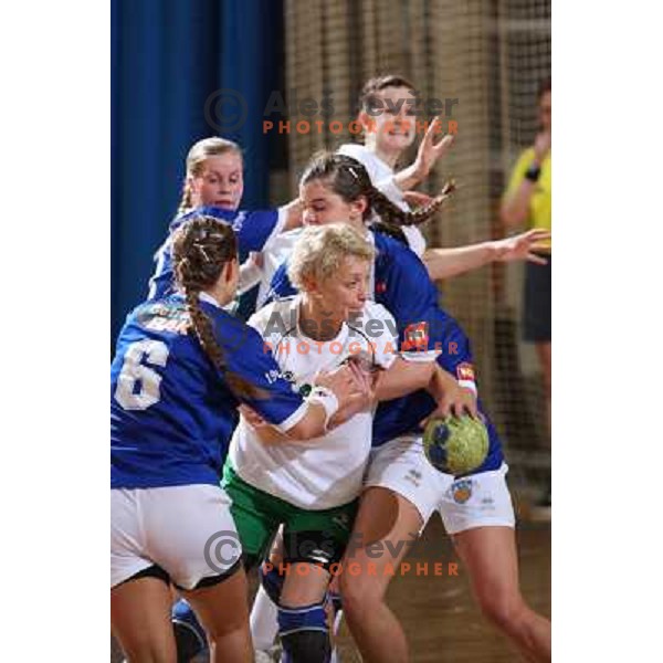 OLga Ceckova at hnadball match RK Olimpija(Slovenia) - Fram (Iceland) in Women\'s Challenge Cup, played in Ljubljana 9.11.2008. RK Olimpija won 36:27 and advanced to next round 