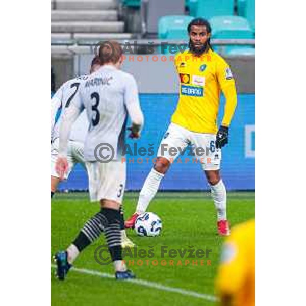  in action during Prva liga Telemach 2025/2026 football match between Bravo Big Bang and Kalcer Radomlje in Ljubljana, Slovenia on November 24, 2025