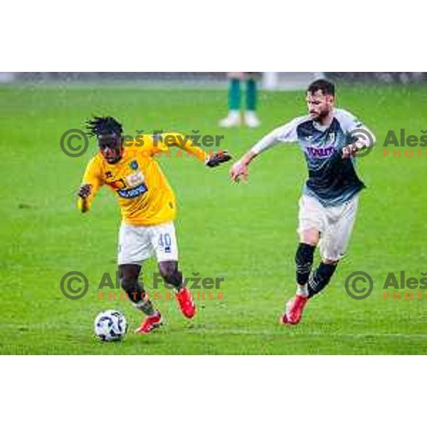  in action during Prva liga Telemach 2025/2026 football match between Bravo Big Bang and Kalcer Radomlje in Ljubljana, Slovenia on November 24, 2025