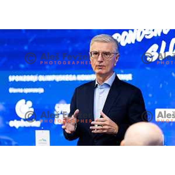 Press conference of Slovenia Olympic Committee 72 days before Milano-Cortina 2026 Winter Olympic Games in Ljubljana, Slovenia on November 26, 2025. Photo: Filip Barbalic