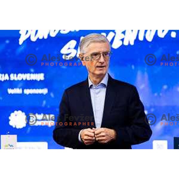 Press conference of Slovenia Olympic Committee 72 days before Milano-Cortina 2026 Winter Olympic Games in Ljubljana, Slovenia on November 26, 2025. Photo: Filip Barbalic