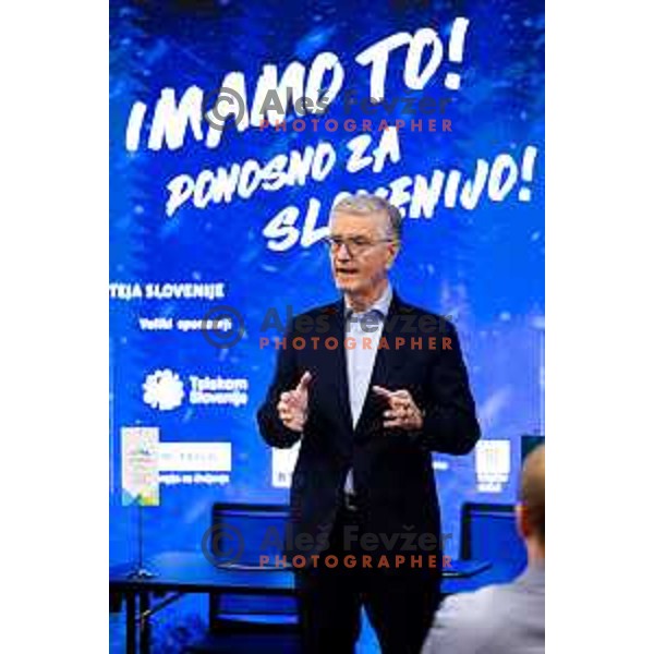 Press conference of Slovenia Olympic Committee 72 days before Milano-Cortina 2026 Winter Olympic Games in Ljubljana, Slovenia on November 26, 2025. Photo: Filip Barbalic