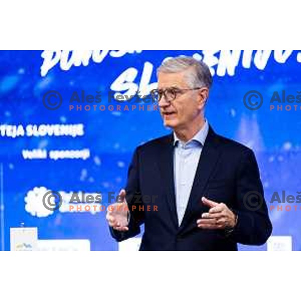 Press conference of Slovenia Olympic Committee 72 days before Milano-Cortina 2026 Winter Olympic Games in Ljubljana, Slovenia on November 26, 2025. Photo: Filip Barbalic