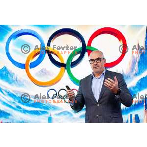 Press conference of Slovenia Olympic Committee 72 days before Milano-Cortina 2026 Winter Olympic Games in Ljubljana, Slovenia on November 26, 2025. Photo: Filip Barbalic