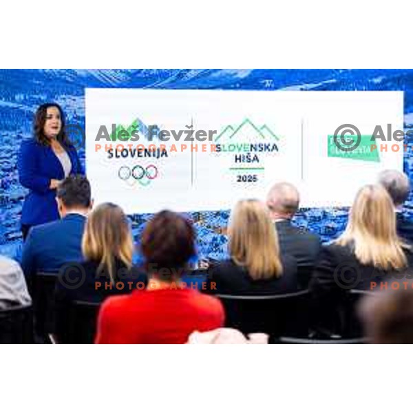 Press conference of Slovenia Olympic Committee 72 days before Milano-Cortina 2026 Winter Olympic Games in Ljubljana, Slovenia on November 26, 2025. Photo: Filip Barbalic