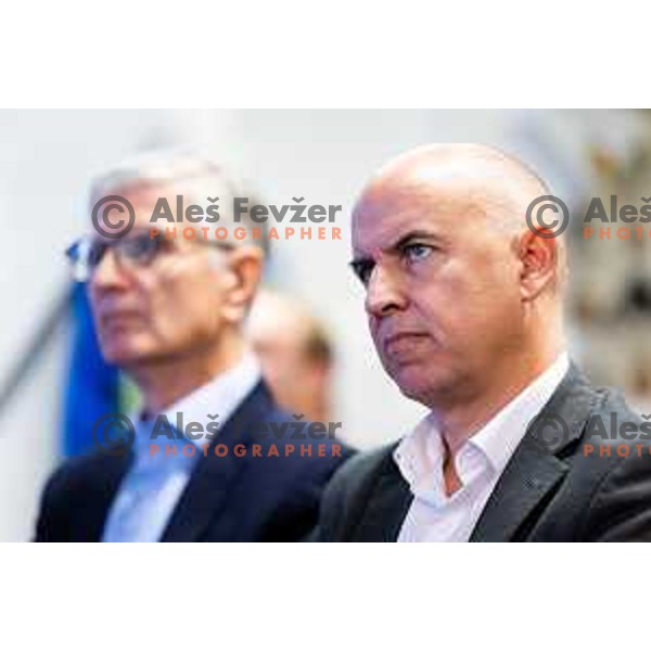 Press conference of Slovenia Olympic Committee 72 days before Milano-Cortina 2026 Winter Olympic Games in Ljubljana, Slovenia on November 26, 2025. Photo: Filip Barbalic