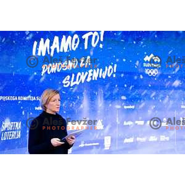Press conference of Slovenia Olympic Committee 72 days before Milano-Cortina 2026 Winter Olympic Games in Ljubljana, Slovenia on November 26, 2025. Photo: Filip Barbalic