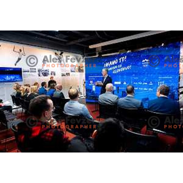 Press conference of Slovenia Olympic Committee 72 days before Milano-Cortina 2026 Winter Olympic Games in Ljubljana, Slovenia on November 26, 2025. Photo: Filip Barbalic