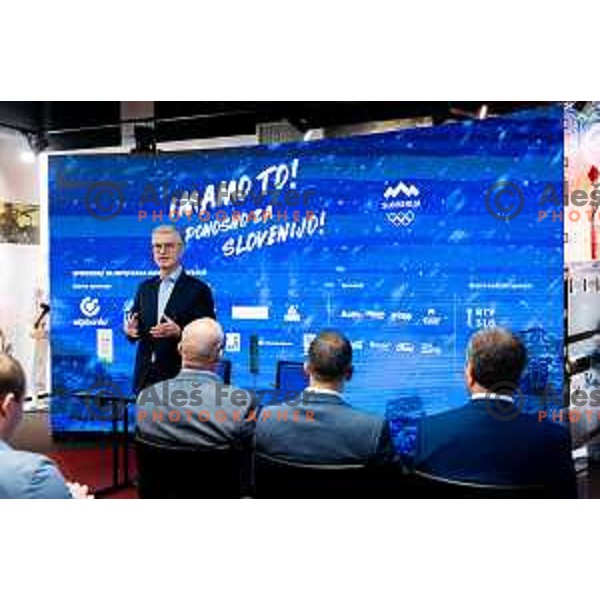 Press conference of Slovenia Olympic Committee 72 days before Milano-Cortina 2026 Winter Olympic Games in Ljubljana, Slovenia on November 26, 2025. Photo: Filip Barbalic