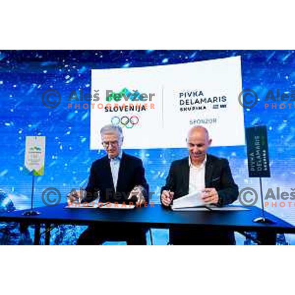 Press conference of Slovenia Olympic Committee 72 days before Milano-Cortina 2026 Winter Olympic Games in Ljubljana, Slovenia on November 26, 2025. Photo: Filip Barbalic